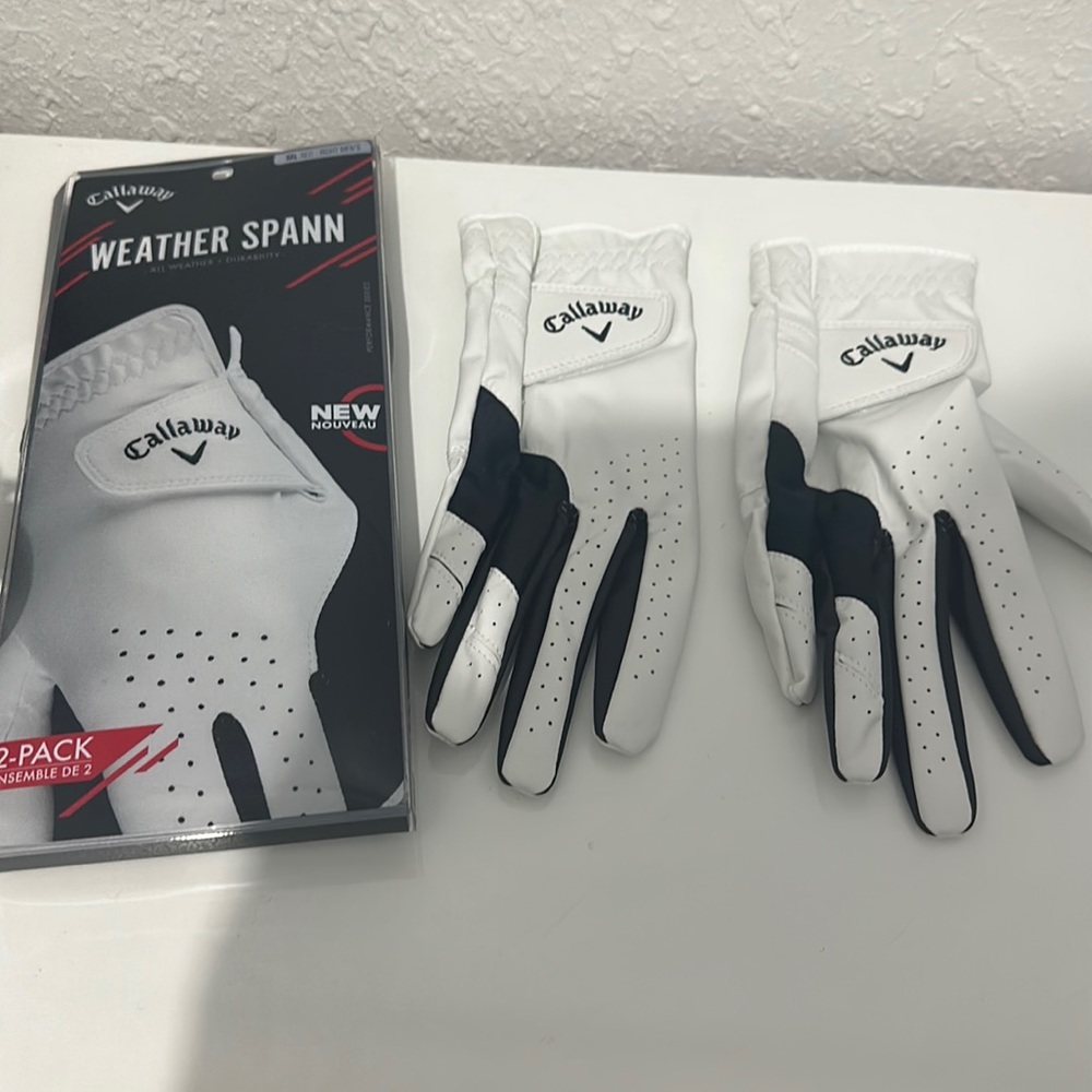 Callaway Mens golf gloves 2 pack - Right handed